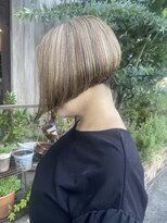 オネスト 北習志野店(onest) 前下がりボブ&白髪ぼかしハイライト