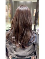 ロウ 町田(ROW)&nbsp;大人かわいいエギョモリ ミルクティーブラウン ひし形シルエット