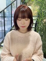 ゼスト 吉祥寺店(ZEST)&nbsp;ブリーチなしダブルカラー/ボルドーカラー　吉祥寺青木桜