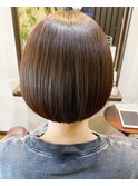 40代大人女性に◎上品で艶がある美人ボブ