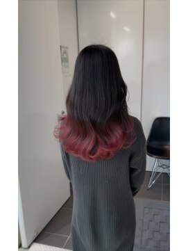 アンブルリュクス 中野(amble luxe) 【レッドカラー】【グラデーションカラー】【すそカラー】