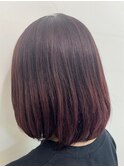丸みボブ/シアカラー