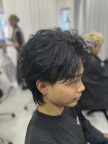 バース 梅田中崎町店(BIRTH)&nbsp;ニュアンスパーマフェザーパーマセンターパート韓国メンズパーマ