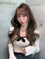 ロンドメリア 天神大名店(Lond Melia) 小顔に見せるヘア/ワンレン/ボブウルフ/ネビージュ/黒髪カタログ