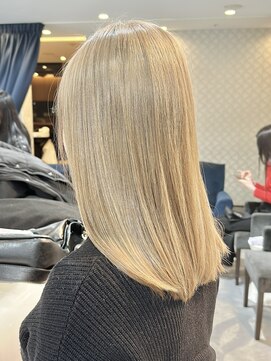 エアー 青山(AIR) ブロンドヘアベージュカラーミディアム