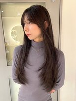 キャンバス バイ ネオリーブ 横浜西口(Canvas by neo.)&nbsp;ザクザクレイヤー韓国ロング簡単ワンカールヘア【横浜】