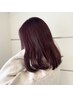 【カットカラー迷ったらコレ♪】カット+ブリーチなしカラー+Tr￥13500