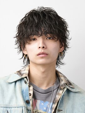 オーシャントーキョー 渋谷神南(OCEAN TOKYO) メンズカット無造作黒髪スパイキーショート刈り上げビジネス流行