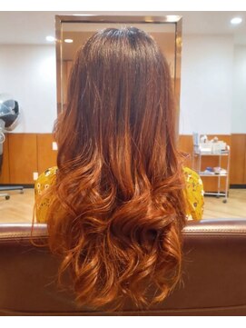 松本平太郎美容室 立川店 【立川 ロング グラデーションカラー 20代30代40代】