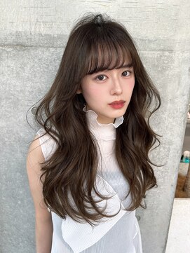 ロンドメリア 天神大名店(Lond Melia) イメチェンヘアスタイル美髪のススメワイドバングブルーブラック