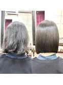 【大人女性】ストレートボブ