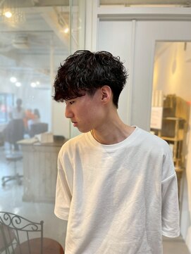 ソイクフ 高田馬場店(SOY-KUFU) 20代30代40代サーフカールフェザーパーマブルーブラック