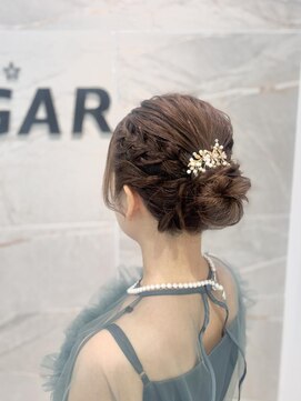 シュガー ヘアアンドネイル 仙台(SUGAR) お呼ばれヘアアレンジ