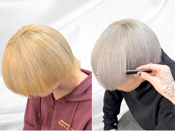 クローマン バイ ビカム(CHROMAN by become)の写真/学生時代にしかできないハイトーンカラーをお手頃価格でご提供【バレイヤージュ/ブリーチ/ダブルカラー】