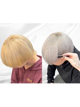 学生時代にしかできないハイトーンカラーをお手頃価格でご提供【バレイヤージュ/ブリーチ/ダブルカラー】