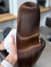 似合わせカット＋髪質改善ストレート（縮毛）＋気分爽快スパ　￥21120