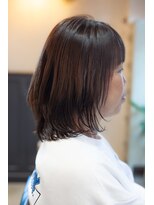 リスボーン(RESBORN) 【30,40,50代ナノバブルカラーと艶と収まりを楽しむ外ハネボブ】