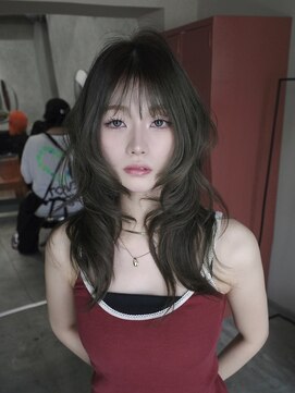 クペウ ローウェン(cope'u ROWEN) 渋谷/ウルフカット レイヤー デザインカラー ルーツカラー