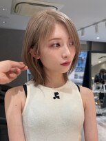 アスター 天神大名店(Aster) 小顔に見えるトレンドヘア/黒髪/オリーブグレー/ココアベージュ