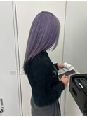 ケアブリーチ/パープルアッシュ/裾カラー/エンドカラー