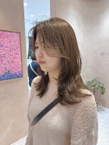 オン キャナルシティ博多前店(on)&nbsp;【哉汰】ファッショングレイカラー顔周りレイヤーミディアム20代