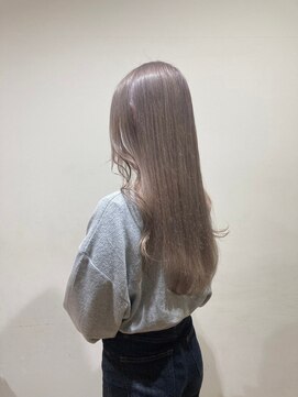 ブリーチ/髪質改善/縮毛矯正/レイヤーカット/韓国/顔周り/大名