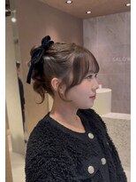 サロウィン 鹿児島天文館店(SALOWIN)&nbsp;もこもこお団子ヘアアレンジ