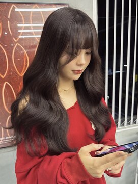 ペレ 原宿(PELE) 着物ヘア/大人ガーリー/ダークアッシュ/似合わせカット/原宿