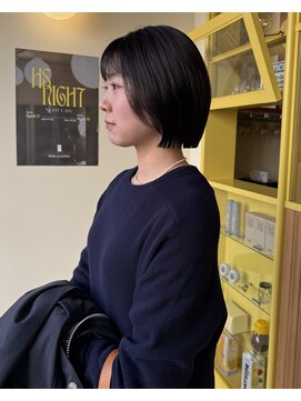 ヒントステーション(HINTSTATION) 〈浅草 半個室〉ナチュラルショートボブ