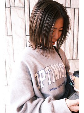 トーン(tone) ボブ/ワンレンボブ/切りっぱなしボブ