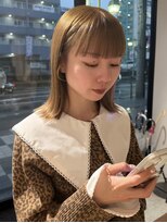 シェノン 奈良橿原店(CHAINON) 【奈良/橿原】ブリーチなしダブルハイトーンベージュ