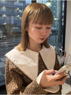 シェノン 奈良橿原店(CHAINON) 【奈良/橿原】ブリーチなしダブルハイトーンベージュ