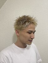 メゾンフォーメン(Maison for men)&nbsp;メンズショート　スパイキーショート　ブロンド