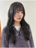 ロングレイヤー/ハッシュカット/顔まわりカット