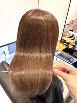 リンクヘアー (Link hair) 髪質改善カラー/ピンクアッシュブラウン