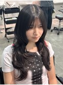 ダークパープル/ハッシュカット/顔周り/千葉駅【高野優真】
