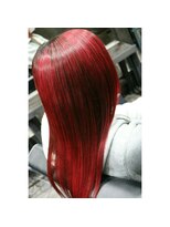 フェイスヘアーデザイン(Faith Hair Design)&nbsp;レッド×ブラック