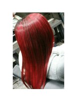 フェイスヘアーデザイン(Faith Hair Design) レッド×ブラック