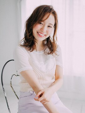 エクファ ヘア リゾート 大津 瀬田店(ex-fa hair resort) 【瀬田◆エクファヘアリゾート】ゆるふわ愛されセミディ