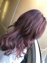 ロワゾ ヘア デザイン(L'OiSEAU HAIR DESIGN) ピンクバイオレットカラー