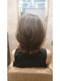 伸ばしかけミディアムヘアー