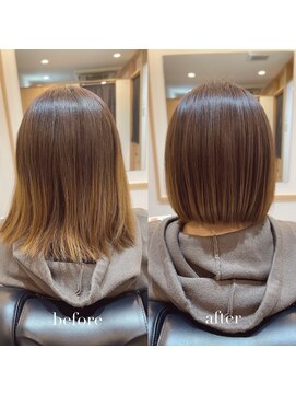 リアン(Lien) 『髪質改善』ストレートエステ（縮毛矯正）（リタッチ可）