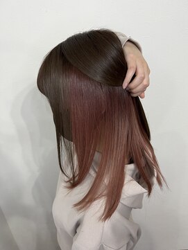 スリジエ(Cerisier) ピンクインナーカラー/大人カワイイ/新宿