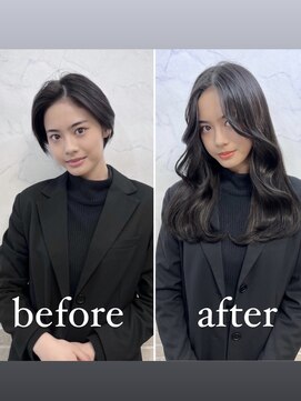 アンククロス 渋谷(ANKH CROSS) エクステ/ビフォーアフター/ロング/ロアバージン