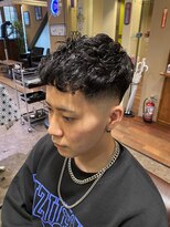 リットジェンツ 千葉(Lit Gents)&nbsp;ローフェード×ニュアンスパーマ