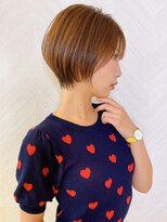 ロンド ストラーダ 心斎橋(Lond strada)&nbsp;ショート×ハイライト白髪ぼかし×シルキーベージュ[心斎橋]