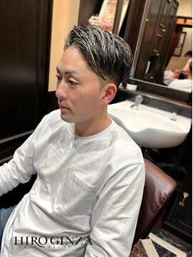 ヒロギンザ 五反田店(HIRO GINZA) メッシュ　2ブロック　五反田　理容室