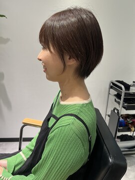 スミ(sumi) 小顔ショートスタイル/丸みショート/20代30代40代◎岩田