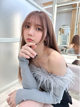 アフロートリノ(AFLOAT Leino) 似合わせ　前髪パッツン　シースルーバング　ストレートレイヤー