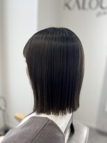 カルゥグラッシー(KALOU glassi)&nbsp;透明感ダークトーン×タッセルボブ【瀬口】